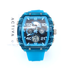 NEW Activa X Invicta Vion X ACW8109-006 45mm Light Blue Digital Men's Watch picture