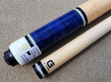 McDermott G230 Pool Cue, Pacific Blue & Birdseye Maple No Wrap, 11.75mm G-Core picture