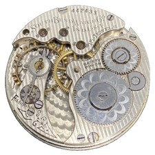 South Bend Pocket Watch Movement 16s Fancy Dial Gr 280 Hunter 15j Parts F8874 picture