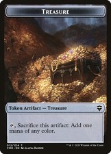 MTG Treasure Token [Commander Legends Tokens] Lightly Played Magic picture