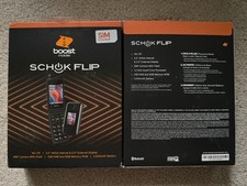 New SCHOK FLIP Boost Mobile Smart Flip Phone 4G LTE 8GB picture