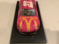 BUBBA WALLACE AUTOGRAPHED 2024 TOYOTA CAMRY MCDONALDLAND CUSTOM DIECAST & CARD picture