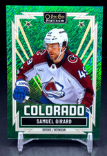 2025-26 O-Pee-Chee Platinum - Samuel Girard #R-11 - Retro Green Laser /75 picture