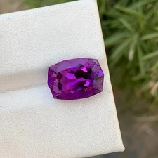 9.95 Ct+ Rare Natural Deep Purple Sapphire Fancy Cut Loose Gemstone Certified picture