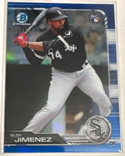 Topps 2019 Bowman Chrome Eloy Jimenez #81 Blue Refractor /150 RC White Sox picture