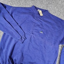 Vintage Izod Lacoste Sweatshirt Mens XL Blue Crewneck Crocodile Logo NWT 90s picture
