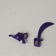 Vintage 1993 TMNT Sandstorm Action Figure Original Accessories Gun & Sword Set picture