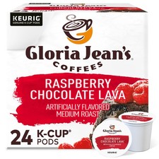 Gloria Jean's Raspberry Chocolate Lava Coffee, Keurig K-Cup Pod, 24 Count picture