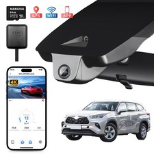 Mangoal 4K OEM Look Dash Cam Custom for Toyota Highlander & Hybrid 2020-2026 GPS picture