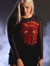 Cakeworthy Beetlejuice Dante’s Inferno House Mesh Top 4X picture
