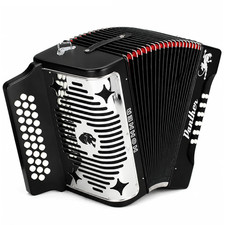 Hohner Panther Accordion F/Bb/Eb Keys (FA) Black picture