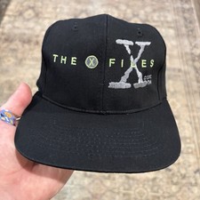 Vintage 1990's The X-Files Snapback Embroidered Hat 
