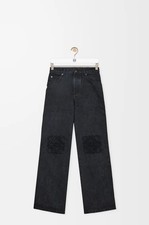Loewe Black Anagram Denim Baggy Jeans Sz. 38 MSRP $1250 picture