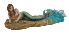 Veronese Design Resin Statues Waiting by Selina Fenech Mermaid Laying On picture