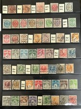 Denmark 1858-1930 Lovely Collection Used in Stock Sheet 2M102S picture