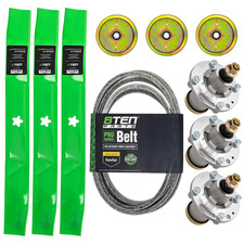 8TEN Blade Spindle Belt Idler Kit for Husqvarna 532134149 61 Inch Deck | Fits MZ picture
