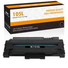 1-4PK Black MLT D105L Toner Cartridge for Sumsung 105L ML-2525 ML-2525W ML-2580n picture