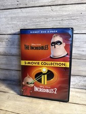 The Incredibles + Incredibles 2 DVD 2-Movie Collection Ships Free Mint Discs picture