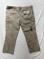 RedHead Fulton Cargo Pants Mens 48x32 Relaxed Fit Khaki New picture