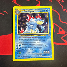 Pokemon Nintendo Feraligatr 4/111 Neo Genesis Holo Rare English 2000 picture