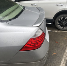 ABS Silver PU B Rear Spoiler Wing Tail For 2006-2007 Honda Accord 4DR Sedan picture