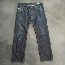 Diesel Larkee Mens Jeans 31x30 Dark Wash Regular Straight Made in Italy 008Z8 picture