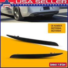 1-10xRear Bumper LED Reflector Lights Smoked Red For 2015 2016-2022 Chrysler 300 picture