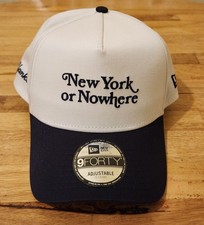 New York or Nowhere NYON Yankees Signature 9Forty Snapback White Baseball Cap picture