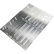 Model Stencil Templates Detail-up Scribing Line Drilling for 1/144 1/100 Gundam picture