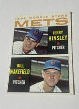 1964 Topps - High # Bill Wakefield, Jerry Hinsley #576 (RC)  B9 picture