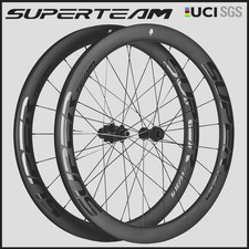 SUPERTEAM Carbon Wheelset 700C Disc Brake Tubeless UCI 50mm Carbon Wheel HG picture