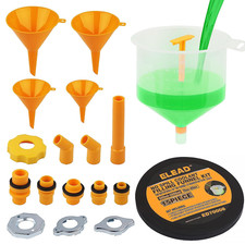 ELEAD No-Spill Coolant Funnel Kit - 19-Piece Radiator Funnel Burping Kit picture