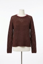 Lisa Todd Open For Love Sweater Chocolate picture