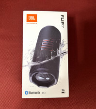 JBL Flip 7 Portable Bluetooth Speaker Waterproof Cylindrical Black picture