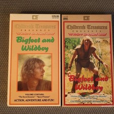 Bigfoot and Wildboy Lot Of 2 - Vol 1-2 VHS, 1978) Embassy Sid & Marty Kroft Show picture