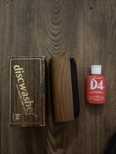Discwasher D4 Record Care System Vinyl Cleaner Brush W/ Box & Fluid Vintage picture