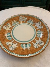 Vietri Pottery-Campagna Style Pattern 10 Inch Plate Made/Painted by hand-Italy picture