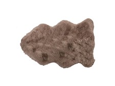 Natural Icelandic Sheepskin Single Short-Haired Rug | Taupe | 2'x3' picture
