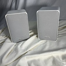 Realistic Minimus-7 Speaker 40-2045 White 40W 8 Ohm Radio Shack Set Of 2 Tested picture