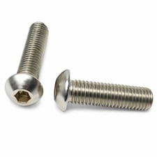 BULK BOX M10-1.50x40 MM Button Socket Caps Coarse Stain A2 400pcs picture