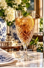 Gorham Crystal Lady Anne Signature Iced Tea Glass 7 3/4