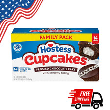 Hostess Cupcakes, Chocolate Snack Cakes, 22.22 oz Box (14 Ct.) **** picture