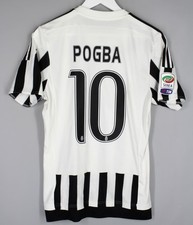 JUVENTUS 2015 2016 HOME FOOTBALL SHIRT JERSEY ADIDAS SIZE S ADULT POGBA #10 picture