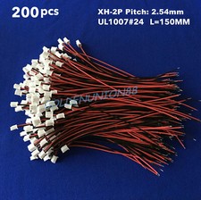 200PC JST-XH-2P connector 150mm UL1007 24# Cable wire Pitch2.54mm JST XH 2Pin picture