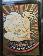 Ninetails #38 Series 1 Silver Foil Holo Rare Pokemon 1999 Topps CGC 8 Mint picture