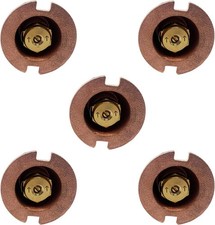 5 Pack Brass Pop-Up Flush Head Sprinkler with Half Pattern Spray Nozzle picture