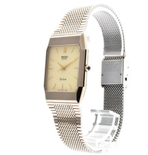 Vintage 1984 [N MINT] SEIKO Dolce 9521-5110 Gold Tank NSAG Qz Men's Watch JAPAN picture