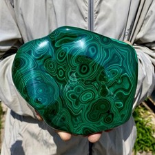 3.06LB TOP Natural Malachite crystal quartz Mineral specimen Reiki gem picture