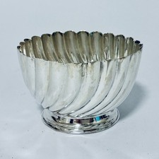 Antique Solid Sterling Silver Dish / Bowl Sugar Trinket 1909 picture