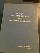 ANTIQUE COLLECTOR'S GUIDE AND REFERENCE HANDBOOK 1939 FIRST EDITION picture